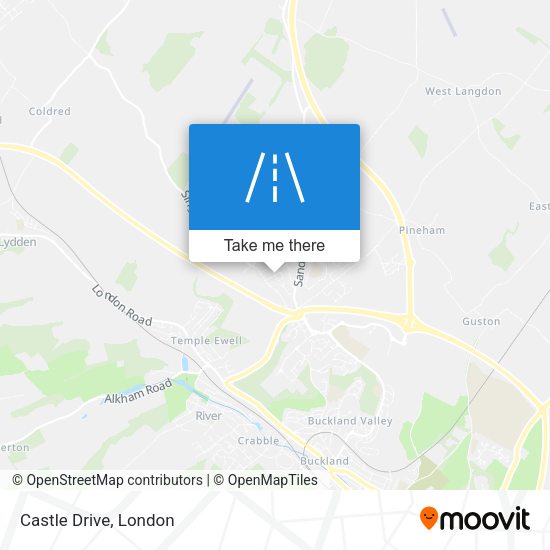 Castle Drive map