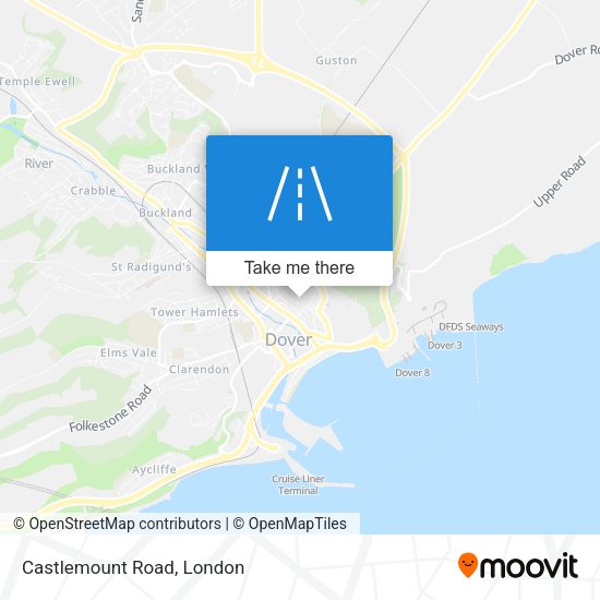 Castlemount Road map
