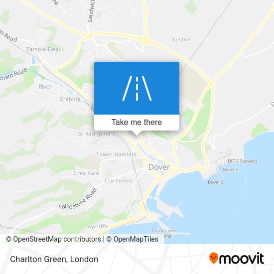 Charlton Green map