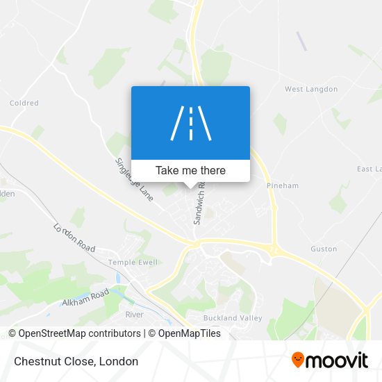 Chestnut Close map