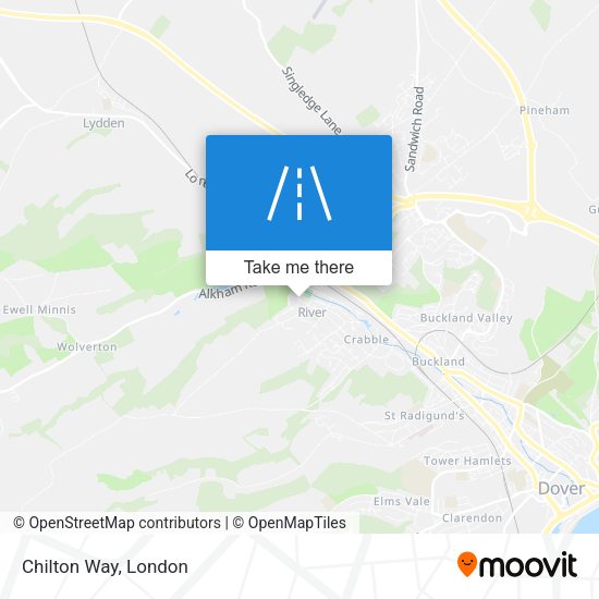 Chilton Way map