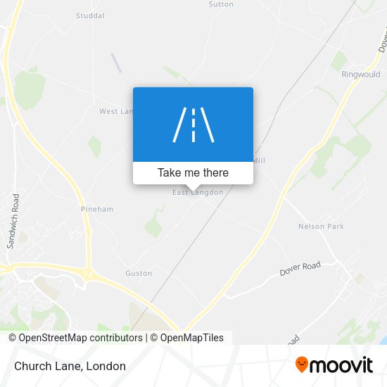 Church Lane map