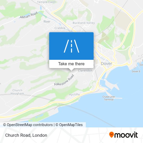 Church Road map