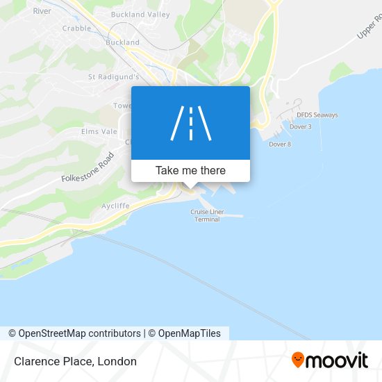 Clarence Place map