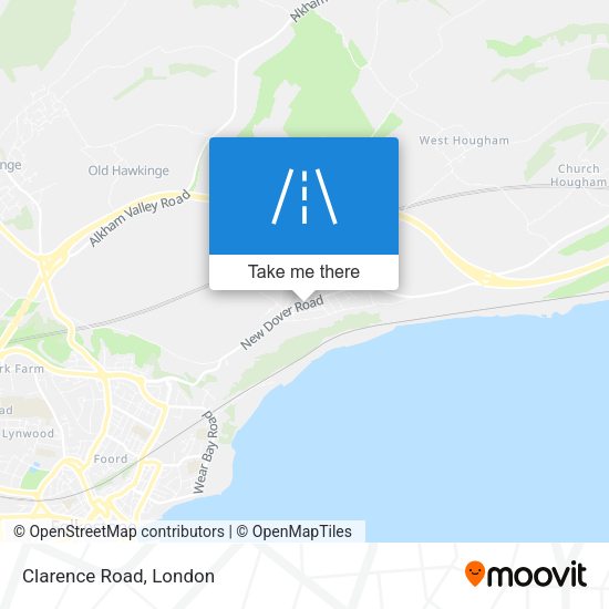 Clarence Road map