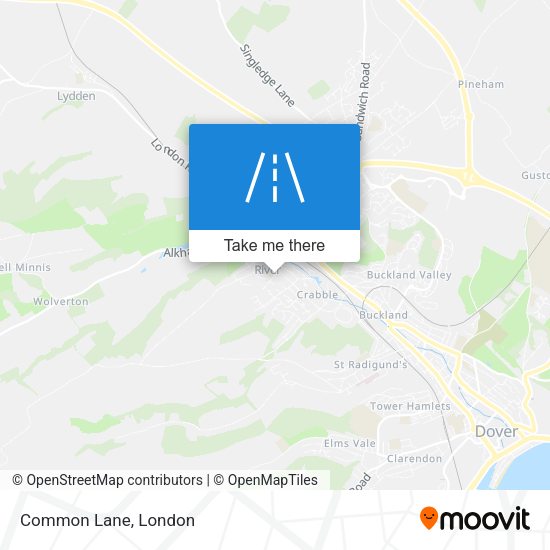 Common Lane map