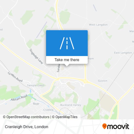 Cranleigh Drive map