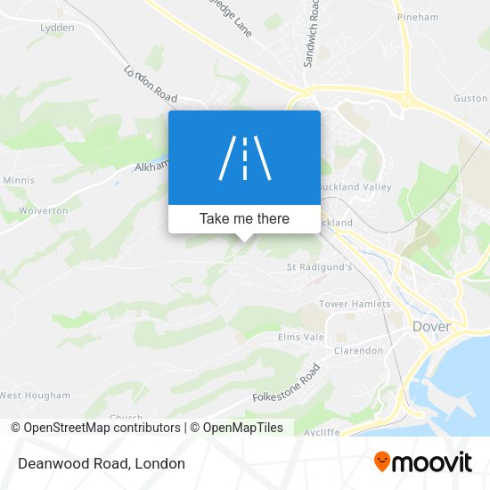 Deanwood Road map