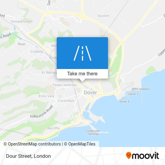 Dour Street map