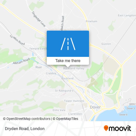 Dryden Road map