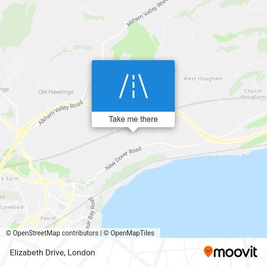 Elizabeth Drive map