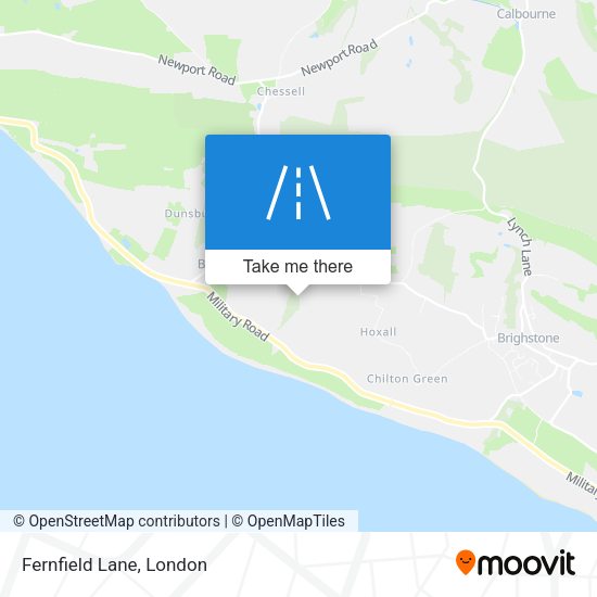 Fernfield Lane map