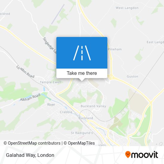Galahad Way map