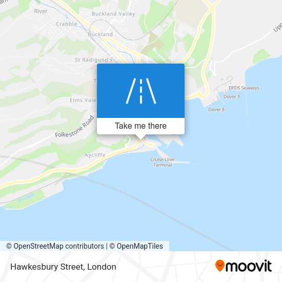 Hawkesbury Street map