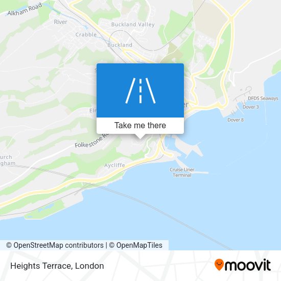 Heights Terrace map