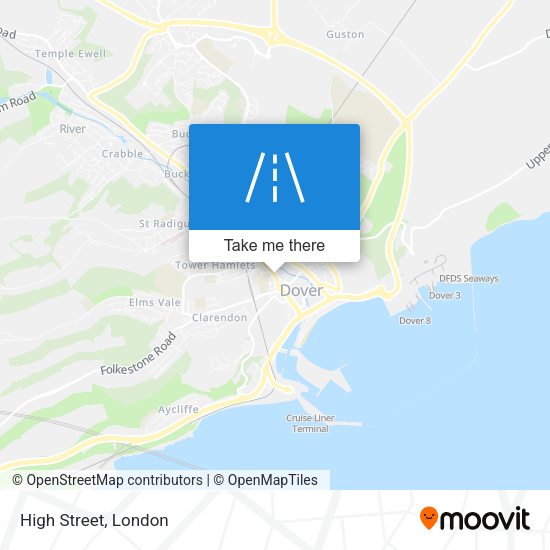 High Street map