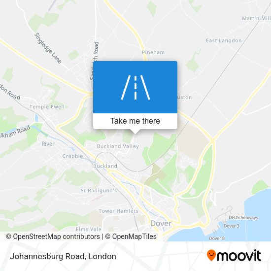 Johannesburg Road map