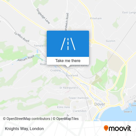 Knights Way map