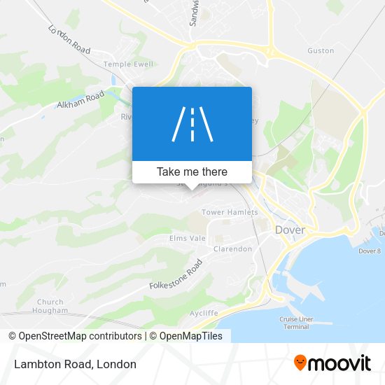 Lambton Road map