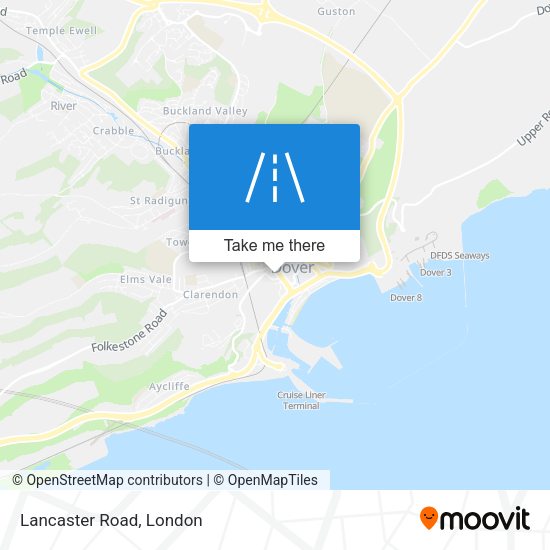 Lancaster Road map