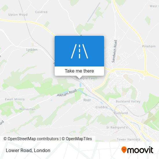 Lower Road map