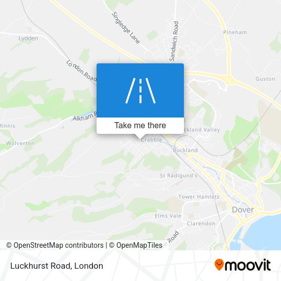 Luckhurst Road map