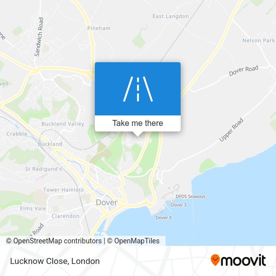 Lucknow Close map