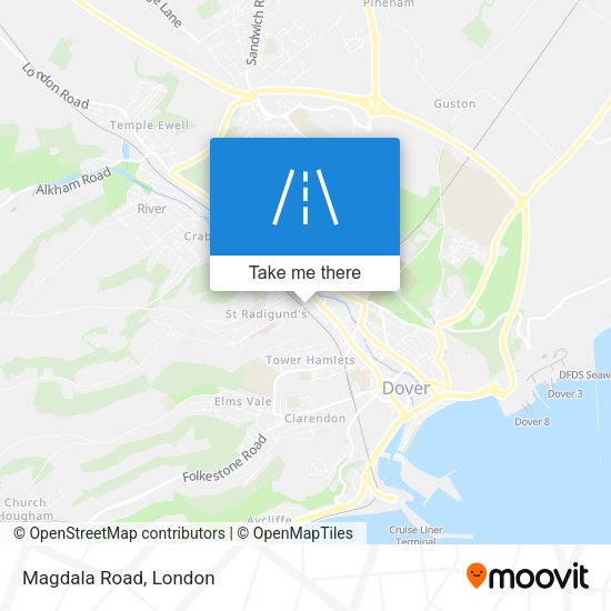Magdala Road map
