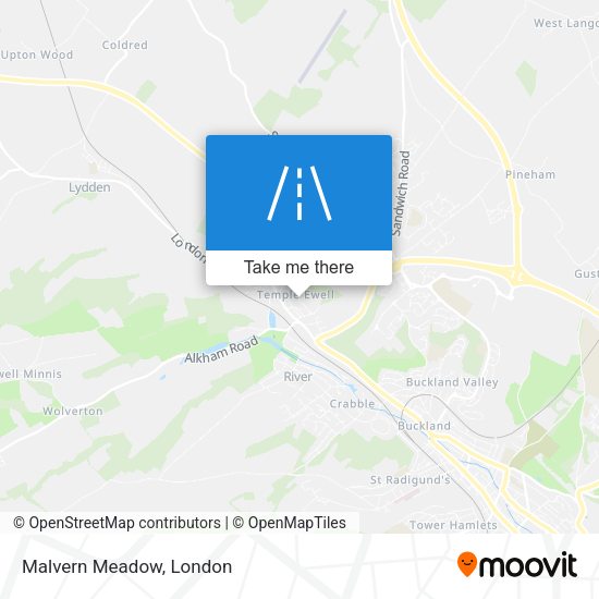 Malvern Meadow map