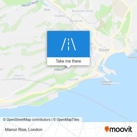 Manor Rise map