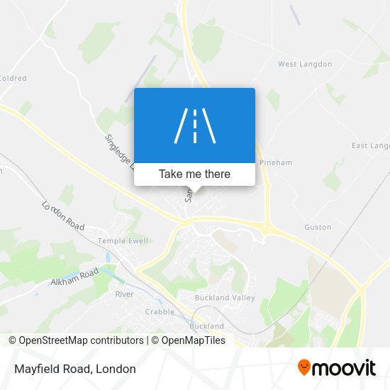 Mayfield Road map