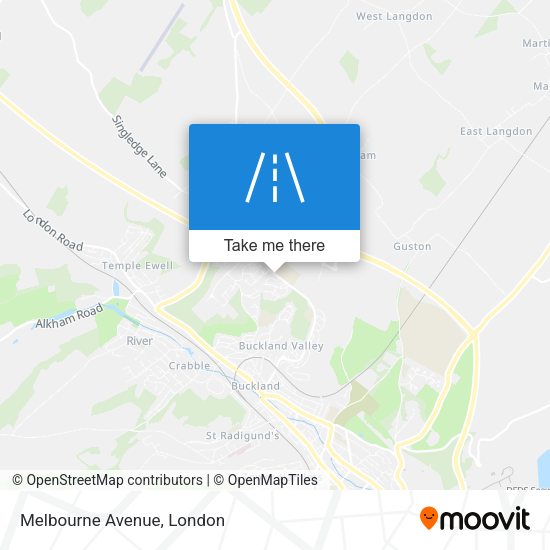Melbourne Avenue map