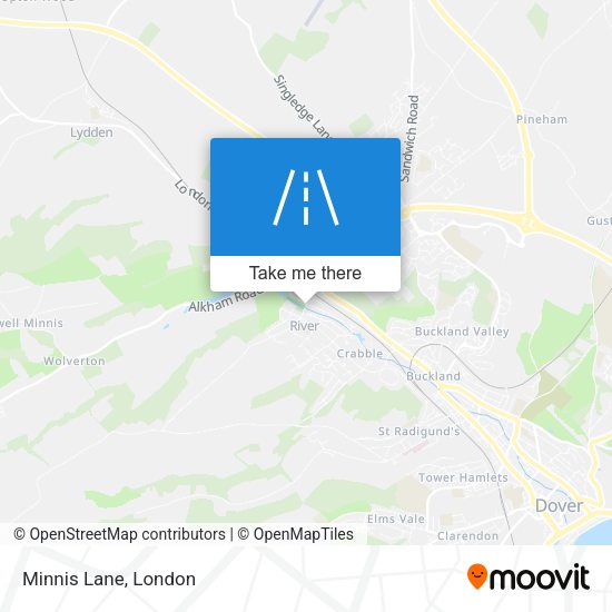 Minnis Lane map