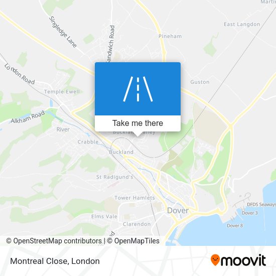 Montreal Close map