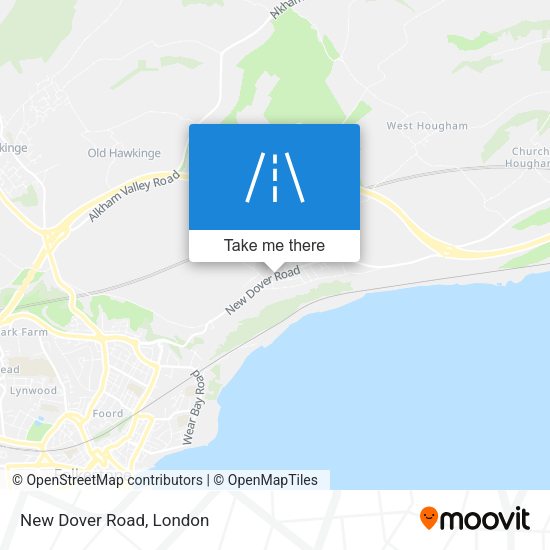 New Dover Road map