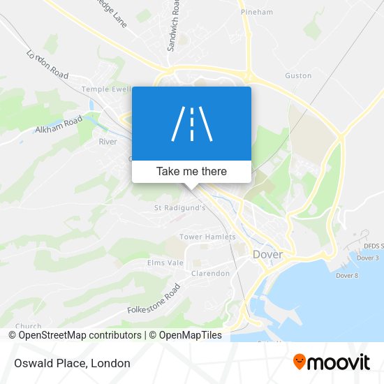 Oswald Place map
