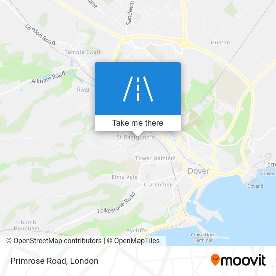 Primrose Road map