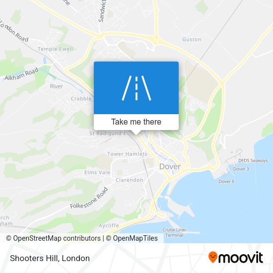 Shooters Hill map