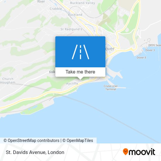 St. Davids Avenue map