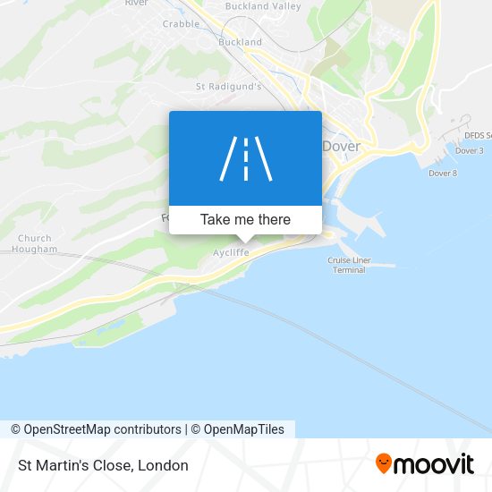 St Martin's Close map