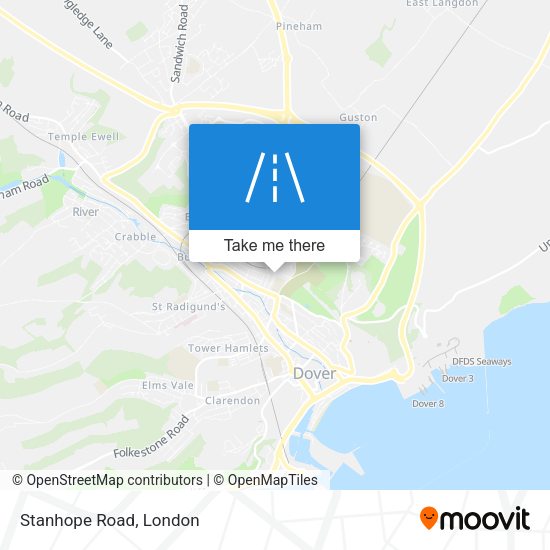 Stanhope Road map
