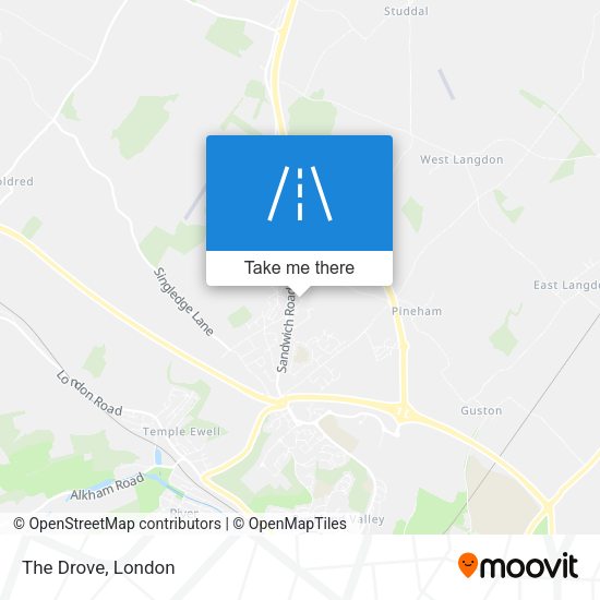 The Drove map