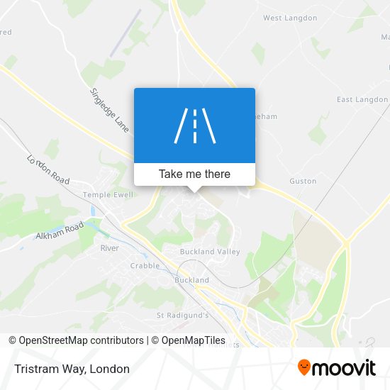 Tristram Way map