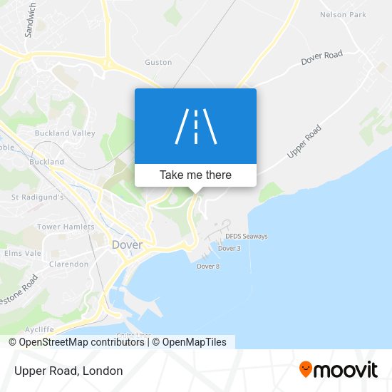 Upper Road map