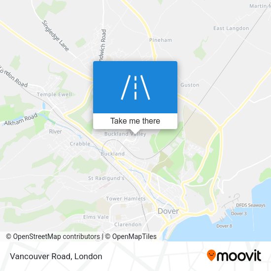 Vancouver Road map