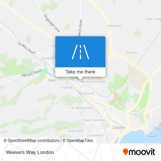 Weavers Way map