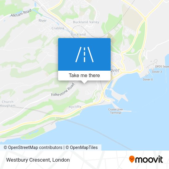 Westbury Crescent map