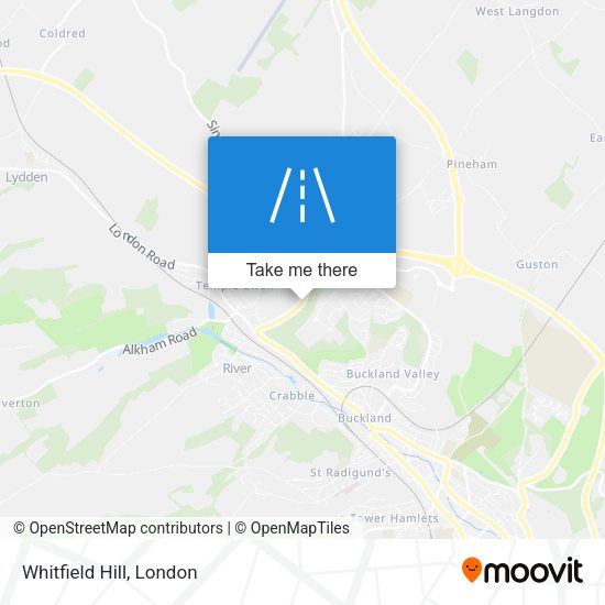 Whitfield Hill map