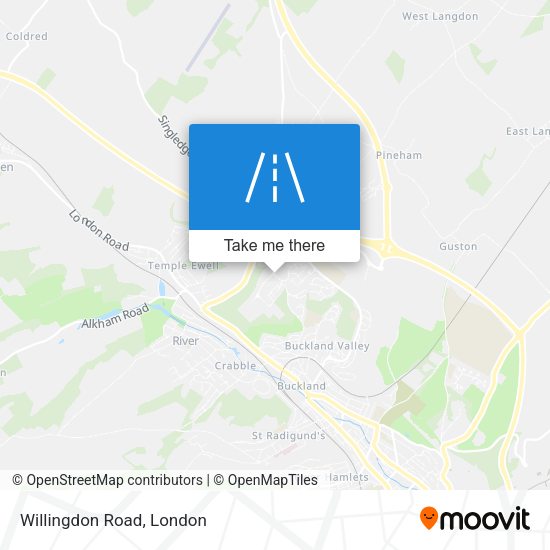 Willingdon Road map