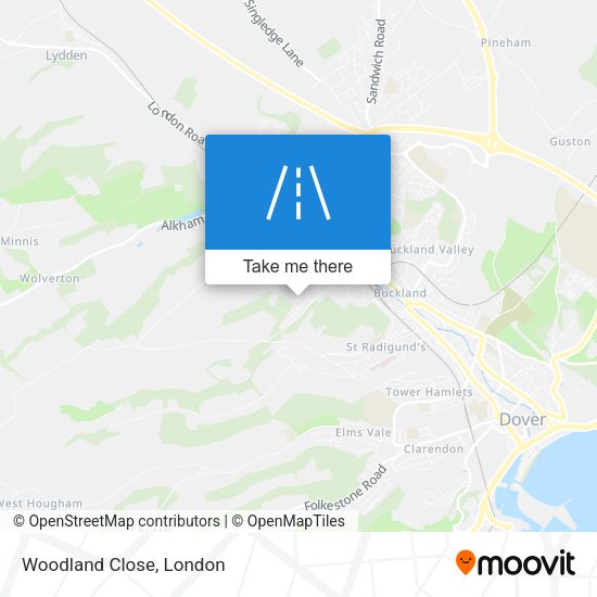 Woodland Close map